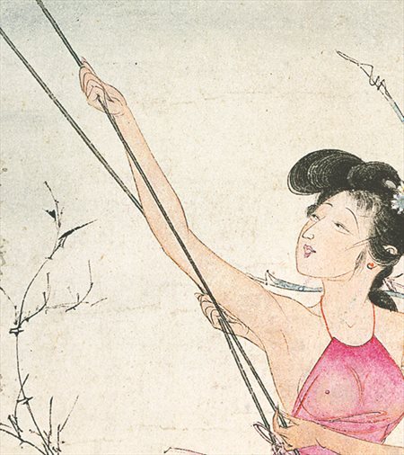 白朗县-胡也佛的仕女画和最知名的金瓶梅秘戏图